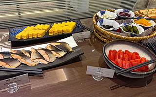 朝食バイキング一例（和食）
